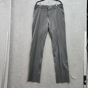 Dunning Men Pants 34/00 Gray Chino Golf Performance D7S13P067 34" Inseam NWT